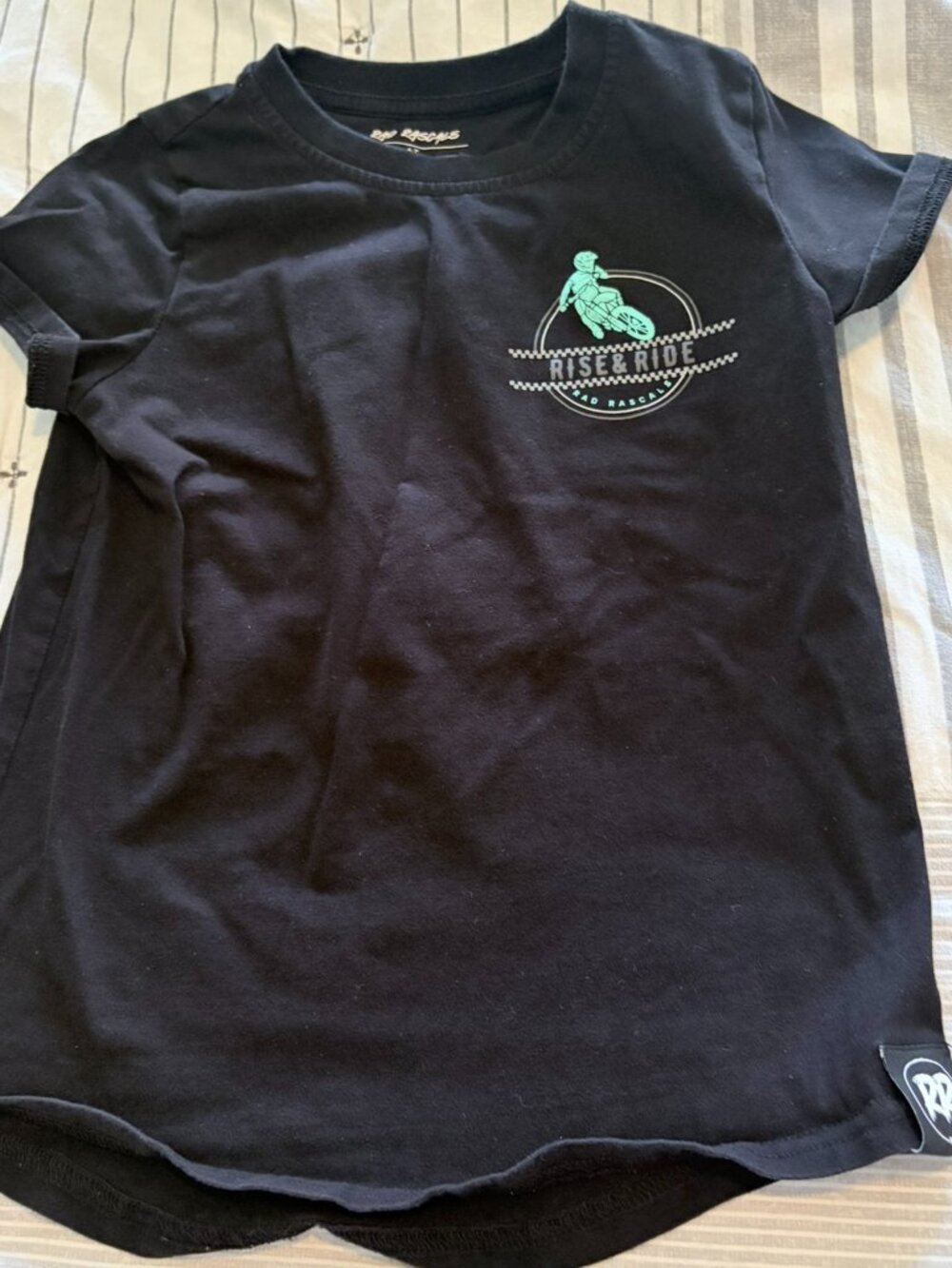 Rad Rascals Rise and Ride Moto Tee Like NEW 6T